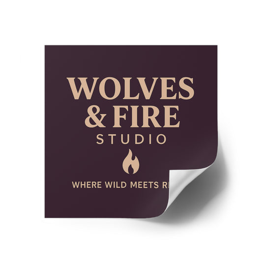 Square Stickers, Indoor\Outdoor